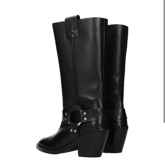 SEE BY CHLOÉ Boots, Black Leather, size 39EU, Brand New, made in Spain! - Picture 2 of 4